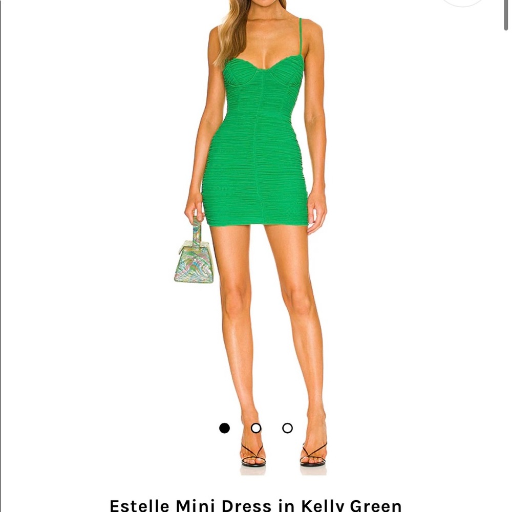 Green Mini Dress by H:ours